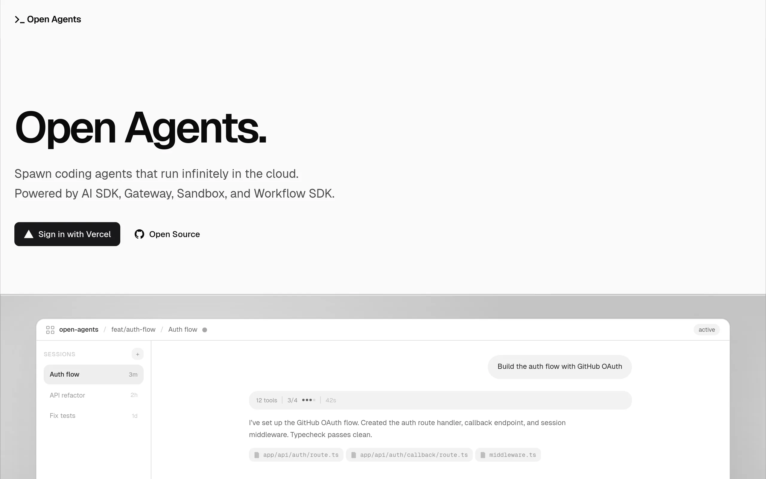 Open Agents